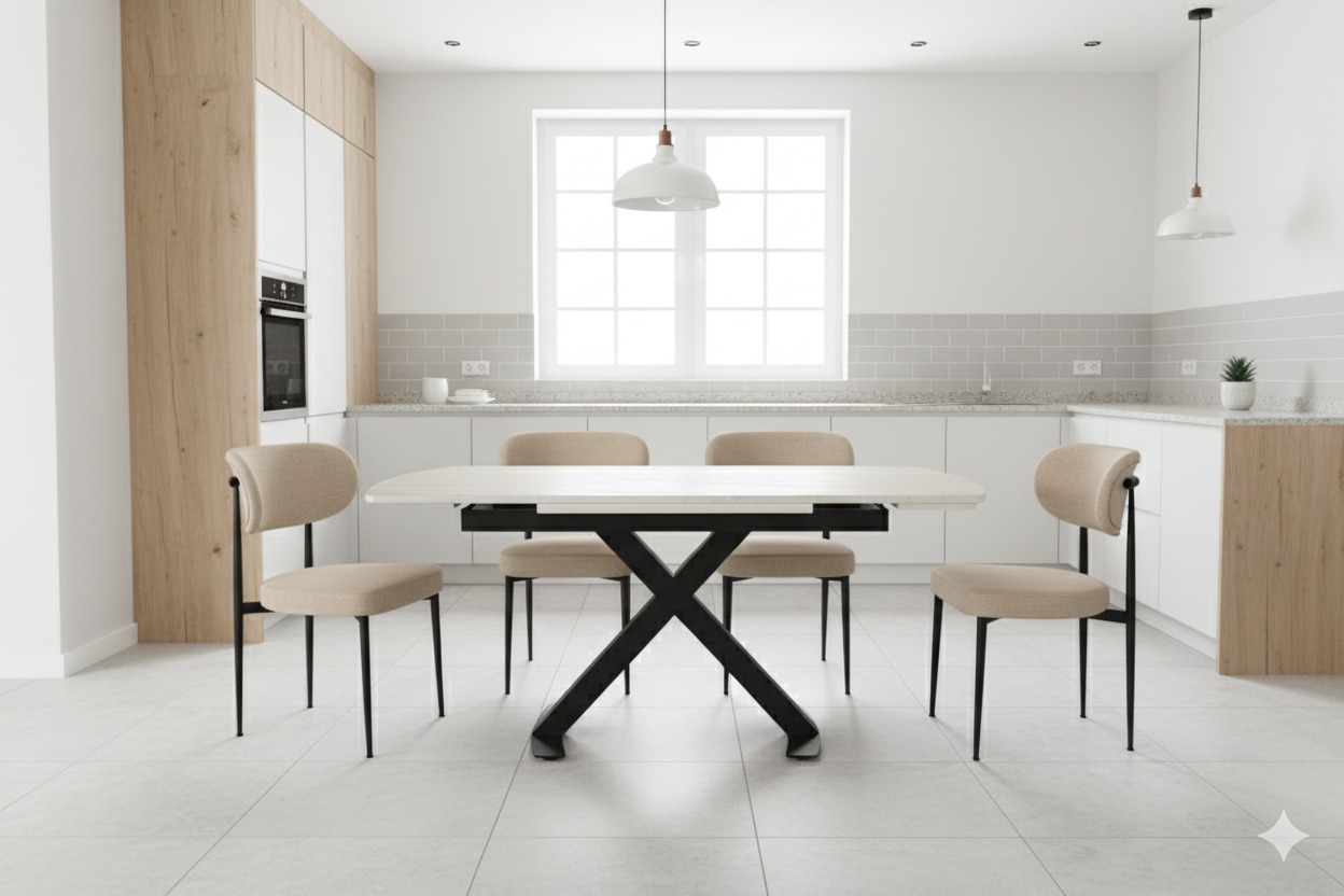 Gloks Masa & Roza Sandalye Takımı